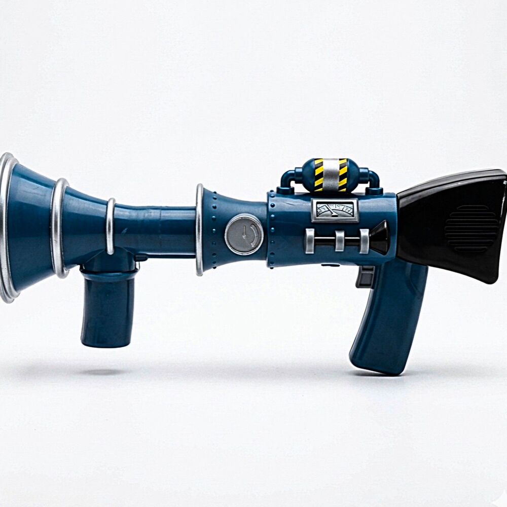 Despicable Me Minion Fart Blaster Toy Gun Blue Sounds Working 0061DP Tested EUC